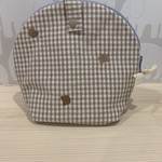 くまさん刺繍の保冷保温マグポーチ