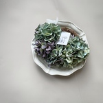 秋色紫陽花のリース 18cm