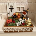【ハロウィンリース代わり】ハロウィン雑貨　玄関インテリア