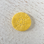 まあるいお花ブローチ たんぽぽ