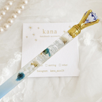 優しい水色【ハーバリウムシャープペン 】 かすみ草 プレゼント