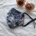 【新作】両面クレンゼ✴︎プリント刺繍レースマスク✴︎Mさ