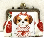  再販　手のひらサイズ　がま口ポーチ　コヤンイサムチョン　あんこちゃん