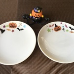 少し訳あり　ハロウィン　10cmプレート　飾り皿　２枚セット