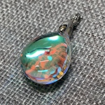 虹のしずく夕虹 シアンオレンジ ペンダントトップ VD-548