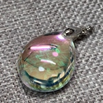 虹のしずく夕虹グリーンブルー ペンダントトップ VD-552