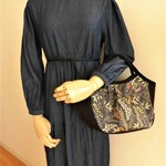 NEW!＊ボタニカルリーフのコロンとグラニーバッグ
