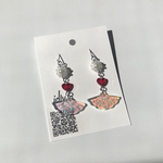 ピアス　扇