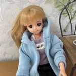 No.5548 ジェニーちゃん パーカー　水色