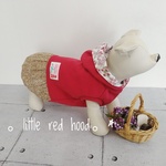 Cottonパーカーワンピース　little red hood🌹