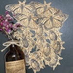 ☆昆虫フレークシール☆珈琲染め　コラージュ　ラッピング