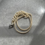 ◯ beads mask chain(Cream.Perl) ◯