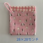 ラビット【28×28】ループ付きタオルセット