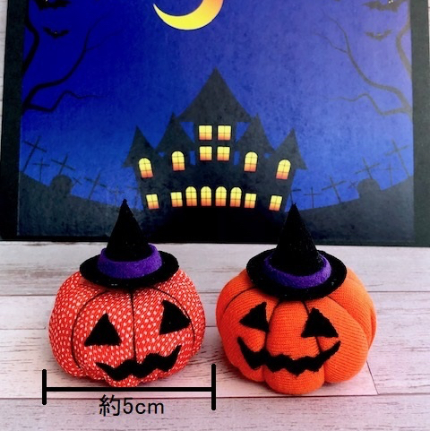 ハロウィン かぼちゃ ジャックオランタン おばけ 棺 蜘蛛 ちりめん細工