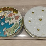 ☆カルピスバターのショートブレッド缶＆ラスク缶　（お菓子のミカタ・アドベンチャー缶、ブーケ缶ブルー）　