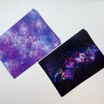 GALAXY -dark- 、-light- A4サイズ デザインペーパー10枚