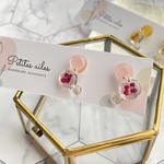 つぶつぶ♡アリッサムのピアス🌺