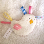 タグ付きシャカシャカ【もこもこトリ】