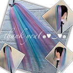 yuri 様☆専用ページ　ストレート　ユニコーンヘアティンセル45