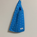 コンビニ袋風♪小さめエコバッグ（ちいさいぐりちゃんプリント・ブルー）