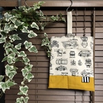 車大好き！　ナチュラル　上履き入れ　入園入学　通園　通学　小学生　幼稚園　保育園　男の子　個性的　シューズケース　オーダー　