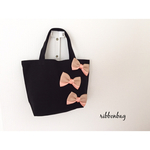 【期間限定SALE】大人可愛いトートバック pinkbeige