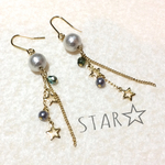 流れ星ピアス