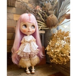 ネオブライス☆フリルのトップスとたっぷりファーのパンツのセットアップ