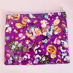[送料無料]プレゼントにも◎ ハロウィン レトロアニマル 大きめ シャカシャカポーチ [一点物]