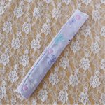 水筒肩紐カバー　リボン＆ハート　ラベンダー