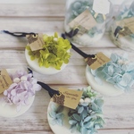香り選べる♪あじさいのアロマワックスサシェ