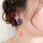 トライバルマインドタッセルピアス／イヤリング