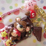 板チョコク―ちゃんのキーホルダー