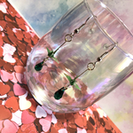  【送料無料】ドロップ×折り鶴ピアス🕊