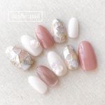 シェルのステンドグラスnail✨