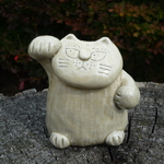 陶の置物　福猫　6