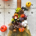 ハロウィンリース♪　HAPPYほうきリース　ハロウィンスワッグ　17