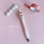 ミニ3色マカロンの大人ボールペン(ピンクドット)