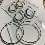shellandsea    simple×フープピアス　イヤリング
