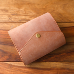 【Y様オーダー品】レザー　システム手帳　ミニ6　Brandy Brown【Flap】