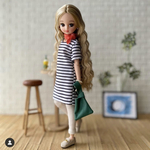 レザーマルシェバッグ　グリーン