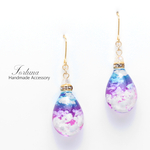 雫空~gold~(623) ピアス/イヤリング/ノンホールピアス/樹脂ピアス