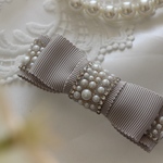 再々販♡【人気ribbon】送料無料♡大人かわいいPaveribbonキラキラ♡ペタシャムリボン♡