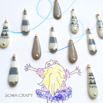 再ツヤキラ☆大人可愛いdropピアス☆