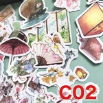 C02♡海外♡幻想燈籠♡フレークシール♡