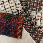 不揃いハギレ　ツイード　５種類