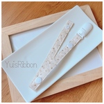 おしゃぶり&おもちゃホルダー　ゴールドスター　アイボリー