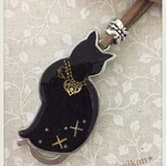 黒にゃんこペンダント