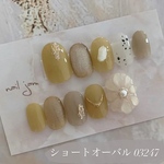 【即日発送】※既存サイズ　ネイルチップ　成人式　着物　ウェディング