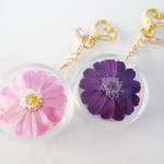 本物の薔薇を閉じ込めたアクセサリー　ネックレス　お花　ガラスドーム　チャーム　※大量注文も承ります
